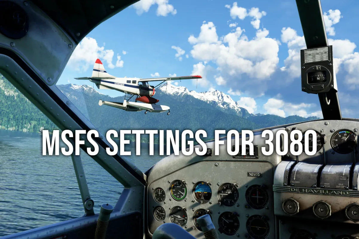 How to run MSFS2020 on a 3080 with the Pimax Crystal