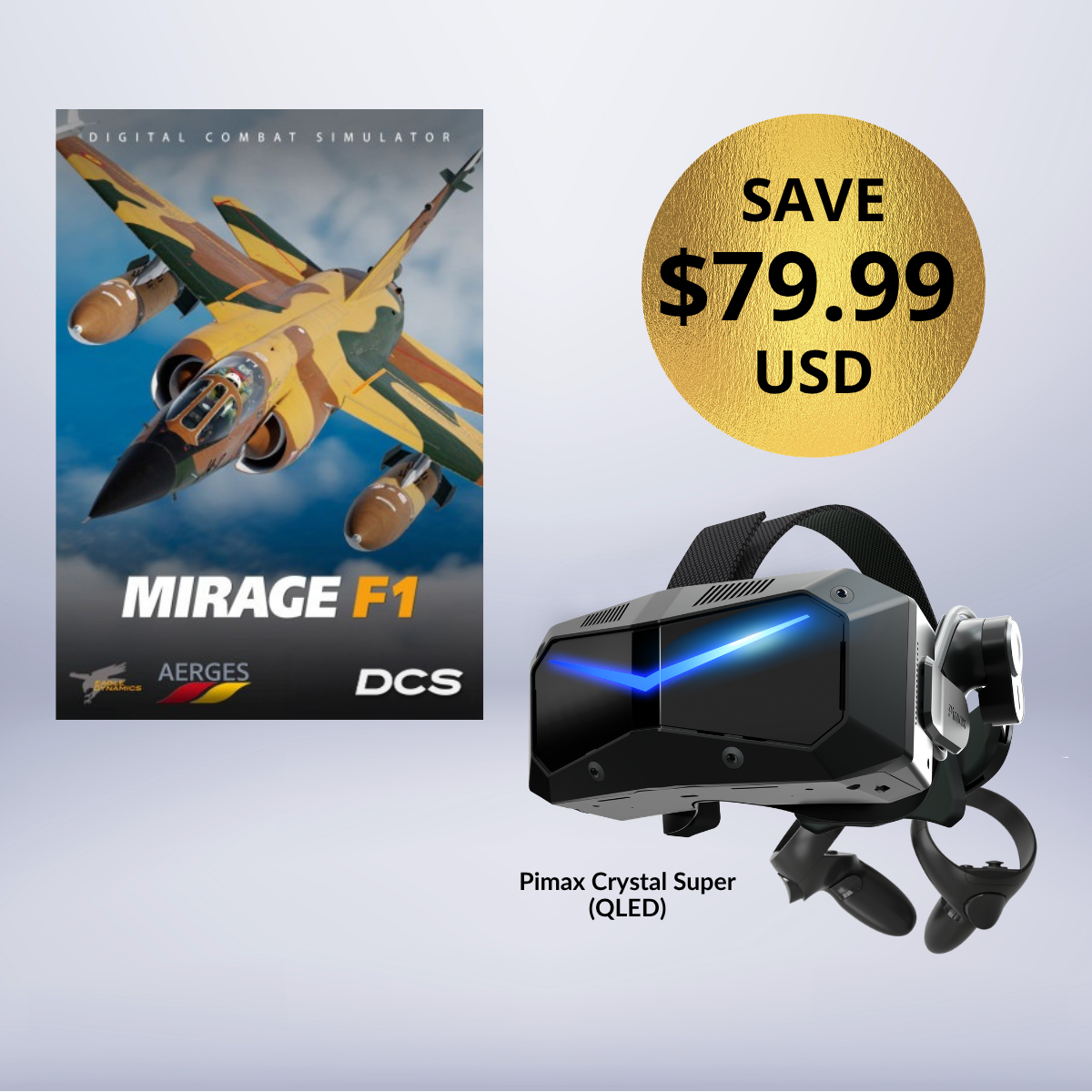 Pimax Crystal Super + ชุดแถมอุปกรณ์เสริม Mirage F1 ฟรี